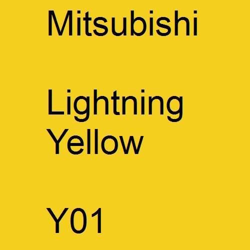 Mitsubishi, Lightning Yellow, Y01.